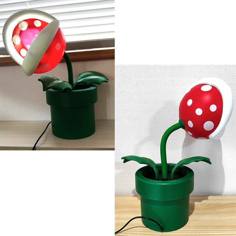 楽天市場】パックンフラワー ライト 置物 スーパーマリオ 雑貨 ゲーム