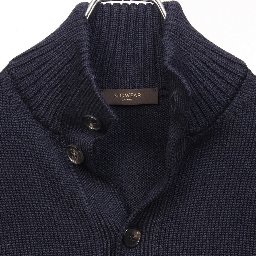 楽天市場】ザノーネ スタンドカラー カーディガン Chioto Zanone