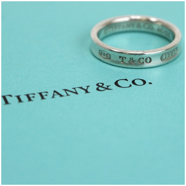 楽天市場】ティファニー 1837 ナローリング 14号 シルバー925 中古 AB