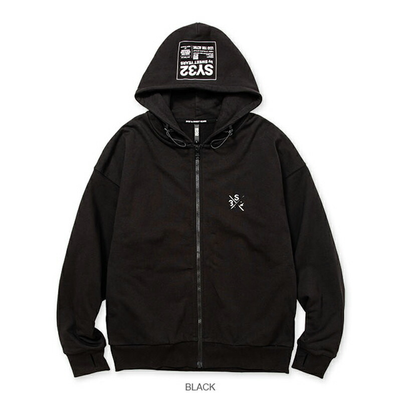 楽天市場】SY32 by SWEET YEARS BIG SILHOUETTE ZIP HOODIE : HIRYU