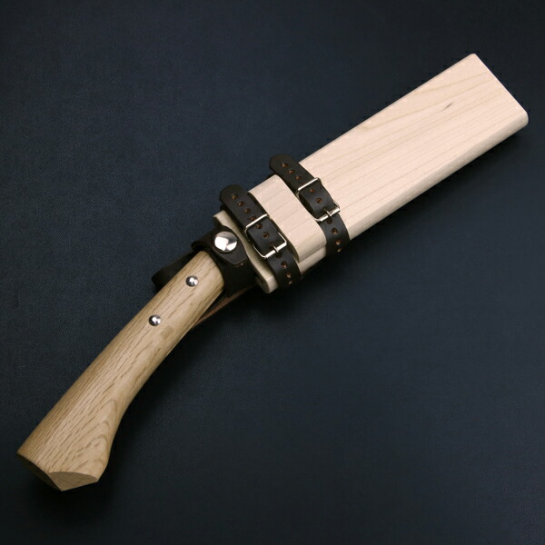 楽天市場】東周作 山師用磨き剣鉈 片刃6寸青紙鋼 鞘付き 土佐火造り鉈