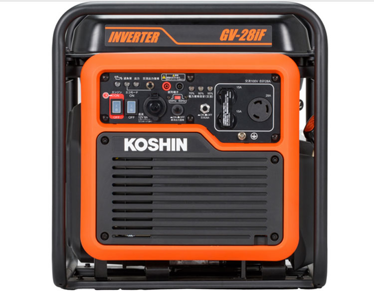 楽天市場】工進 KOSHIN オープンインバーター発電機【GV-28iF】 防災