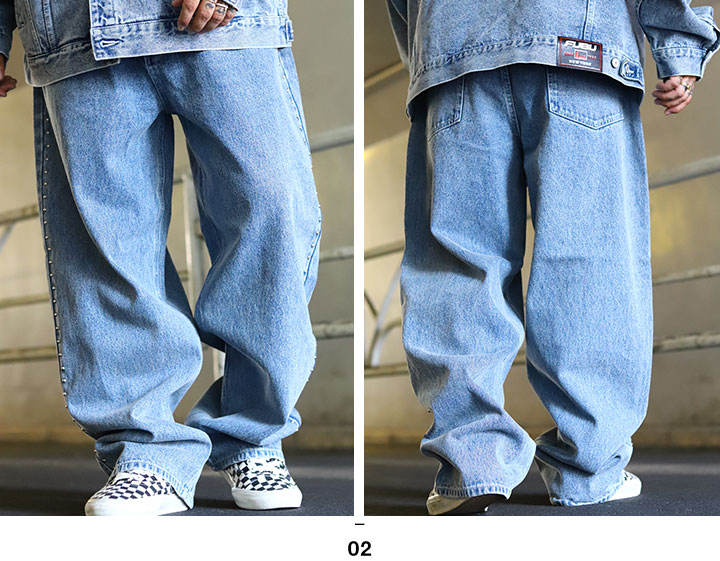 楽天市場】FUBU デニム ジーンズ メンズ 春夏秋冬用 全2色 大きい