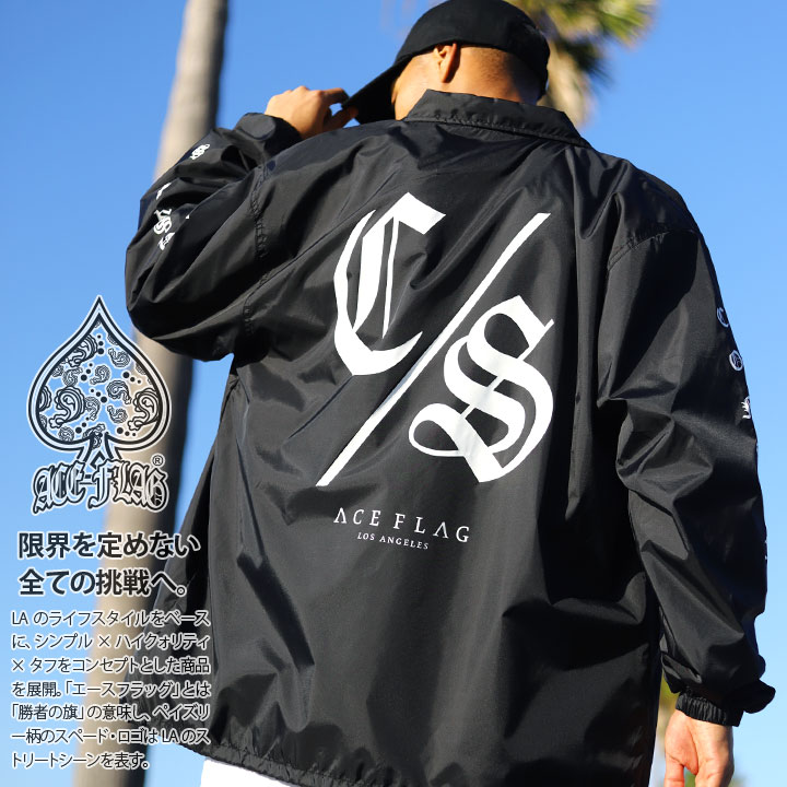 楽天市場】【65%OFF】ACE FLAG アウター 長袖 コーチジャケット