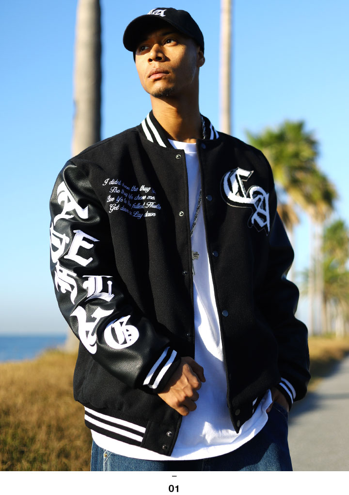 楽天市場】【56%OFF】ACE FLAG アウター 長袖 スタジャン ブルゾン