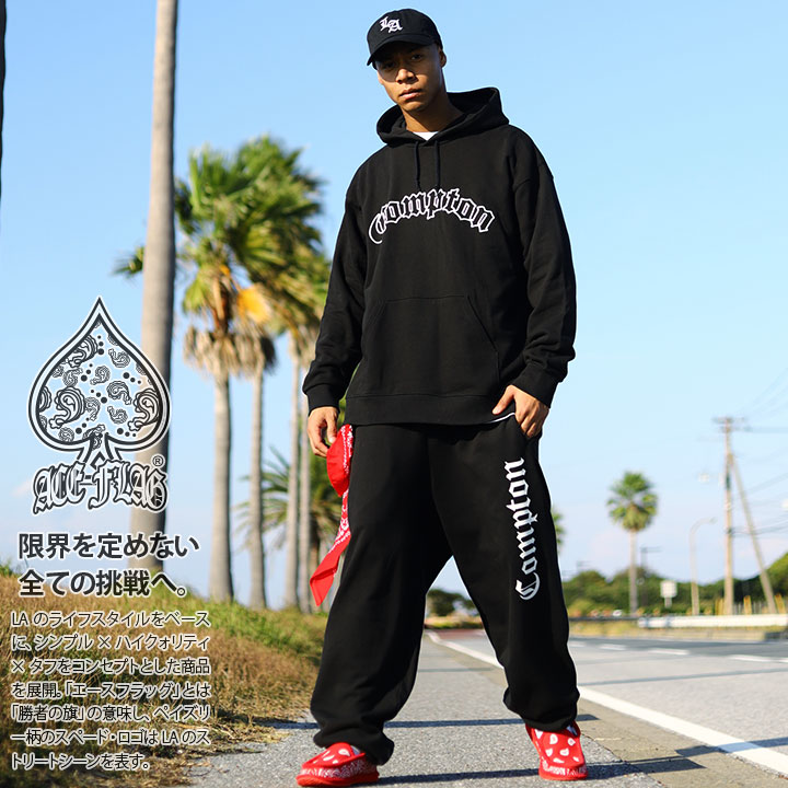 楽天市場】ACE FLAG 上下セット 長袖 ブランド スケボー メンズ 春秋冬