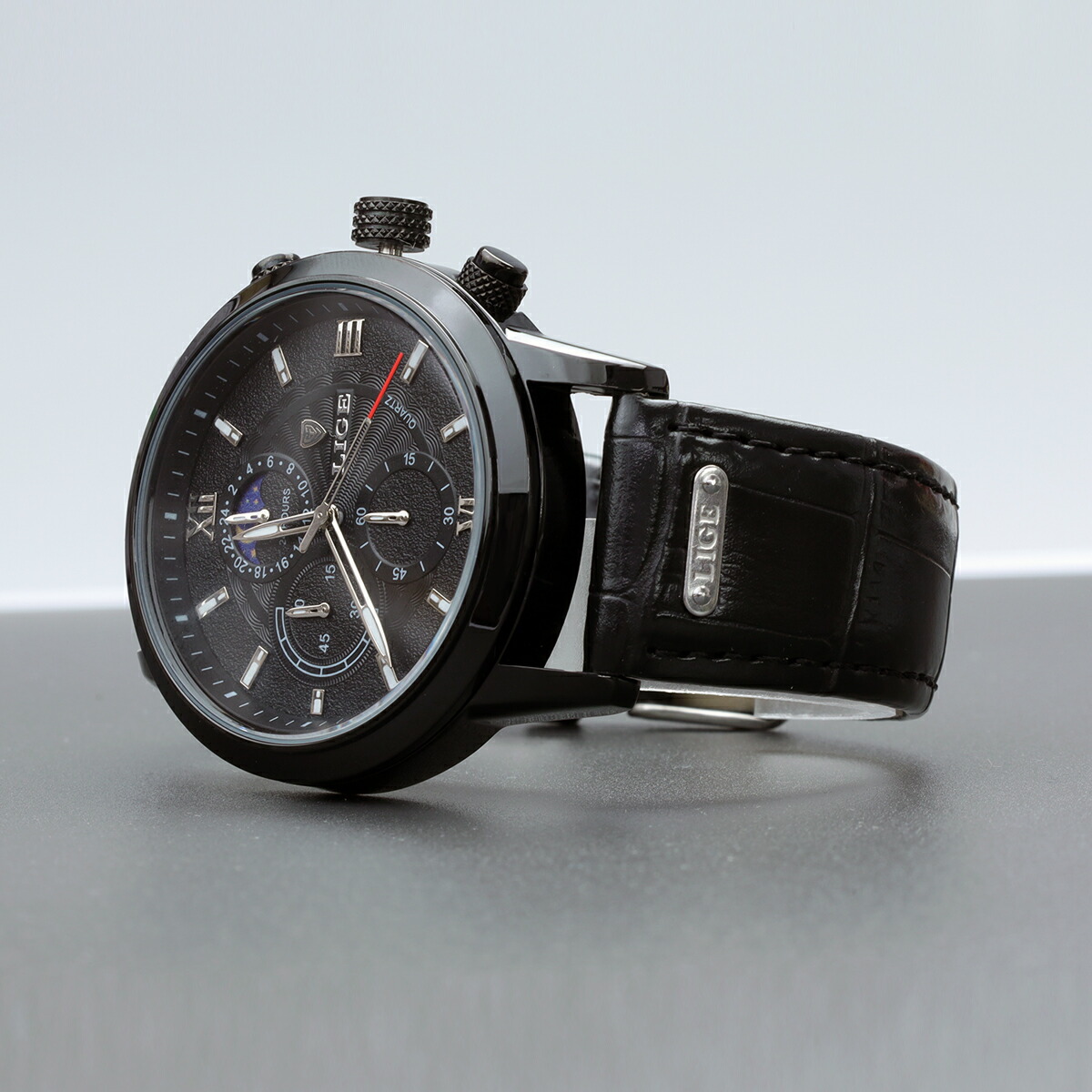 楽天市場】【スーパーSALE】腕時計 メンズ ムーンフェイズ サン&ムーン