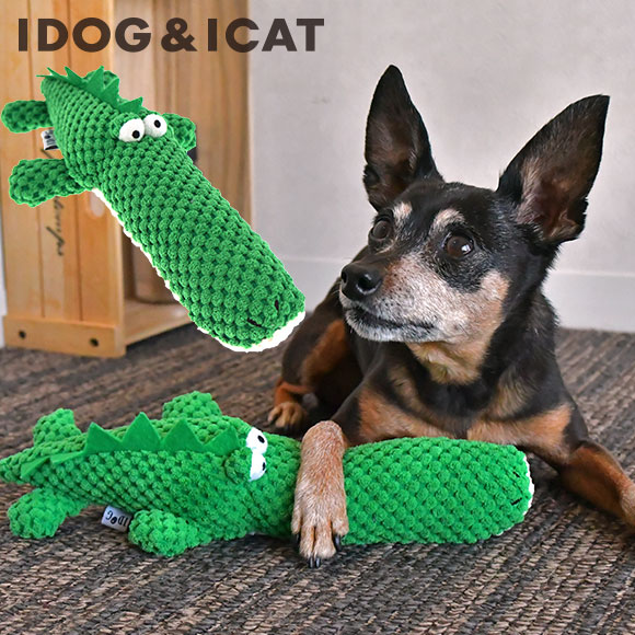 楽天市場】【 犬 おもちゃ 】iDog ワニ 鳴き笛入り アイドッグ【 布製