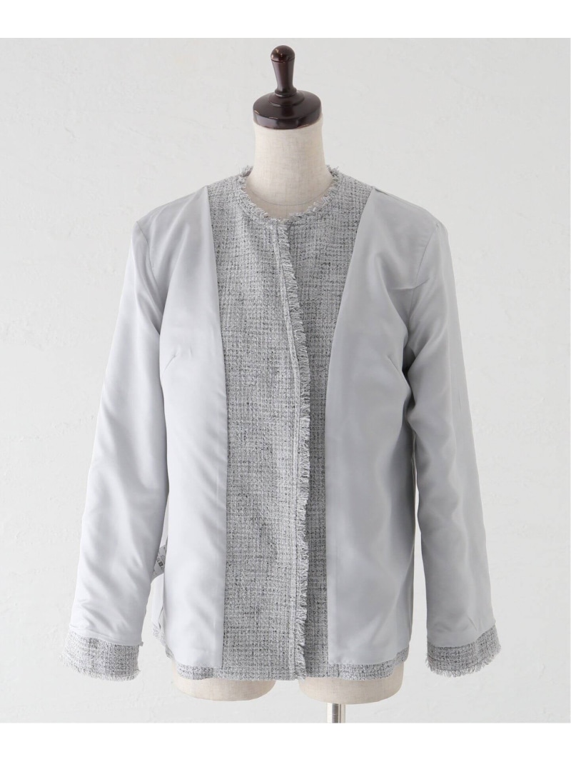 楽天市場】【SALE／30%OFF】ブッチャーツイードフリンジジャケット