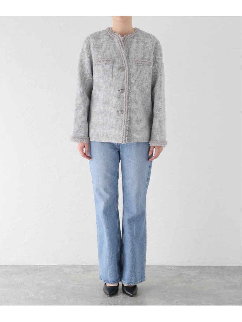 楽天市場】【SALE／30%OFF】ブッチャーツイードフリンジジャケット