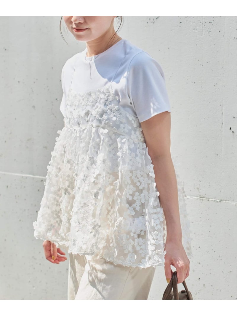 楽天市場】フラワーエンブロイダリー キャミソール IENA イエナ