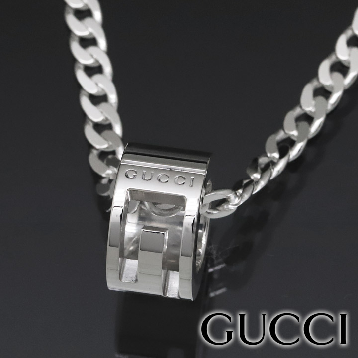 楽天市場】グッチ ネックレス GUCCI ペンダント シルバー アクセサリー