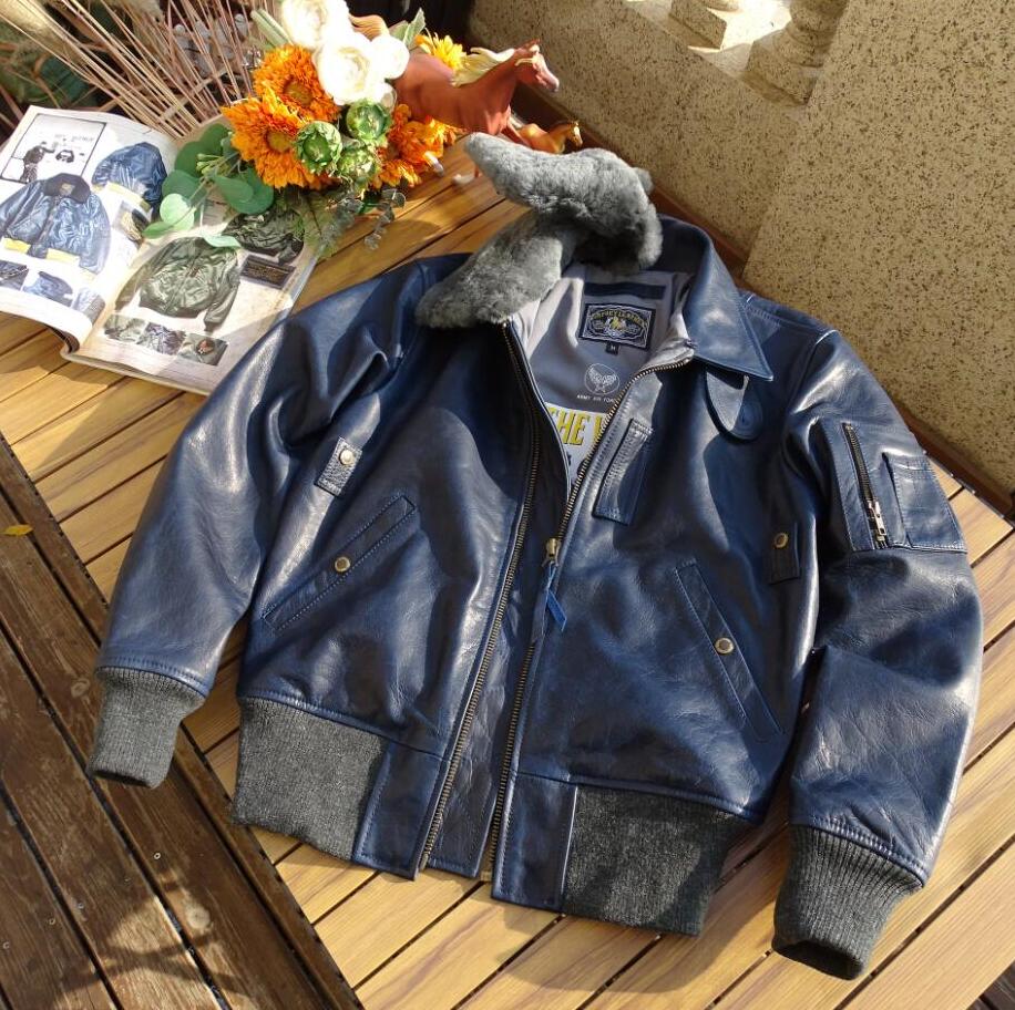 楽天市場】B-15フライトジャケット 本革 メンズ ウール 襟取り外し可能