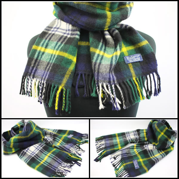 楽天市場】バーバリー ☆希少カラー カシミア100% マフラー グリーン系