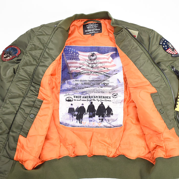 楽天市場】TOP GUN トップガン MA-1 ボンバージャケット ミリタリー