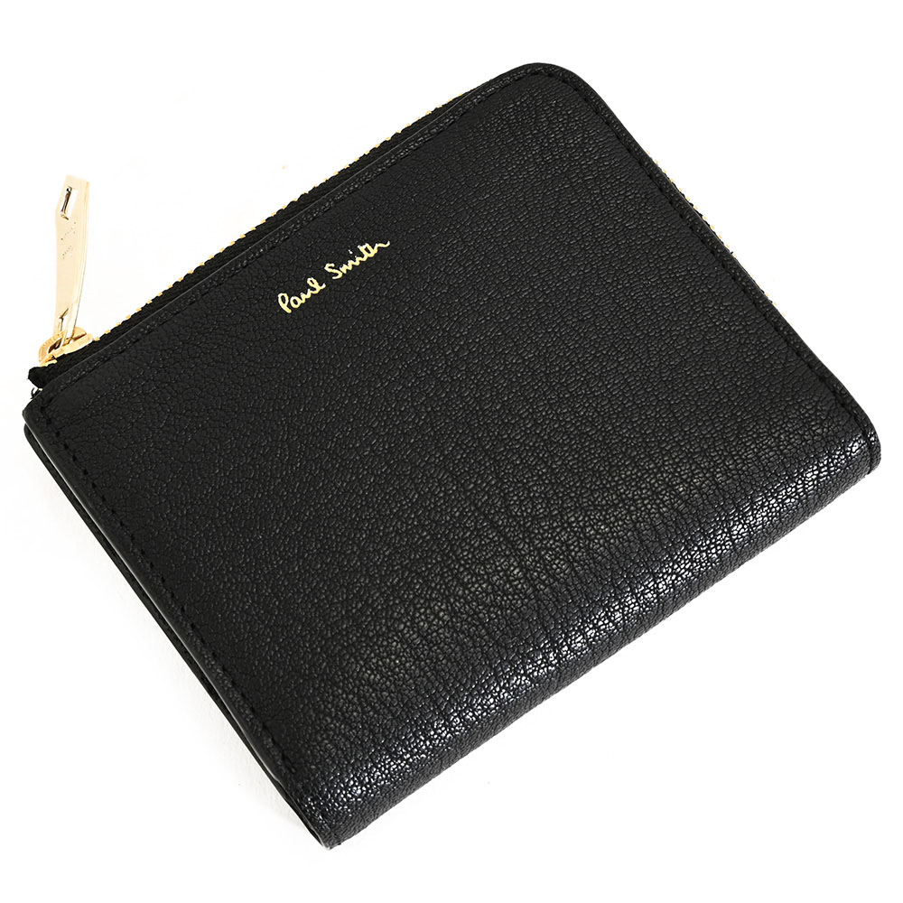 楽天市場】ポールスミス 財布 二つ折り財布 L字ファスナー 黒(ブラック