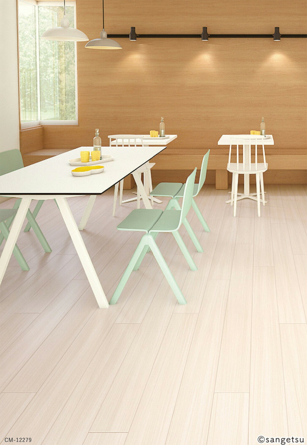 楽天市場】サンゲツ H-FLOOR 店舗用 クッションフロア 2.3mm厚 CM