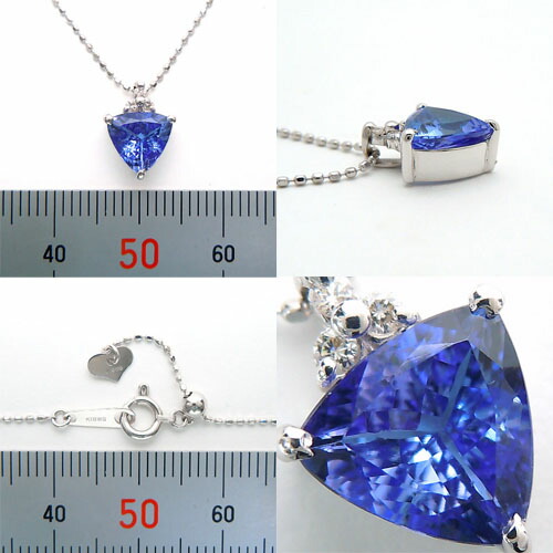 楽天市場】 [ポイント20倍]ホワイトゴールド (K18WG) タンザナイト