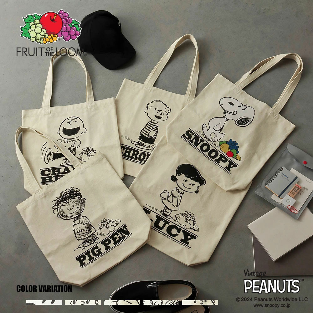 楽天市場】☆SALE価格50%OFF☆【FRUIT OF THE LOOM】PEANUTSトート