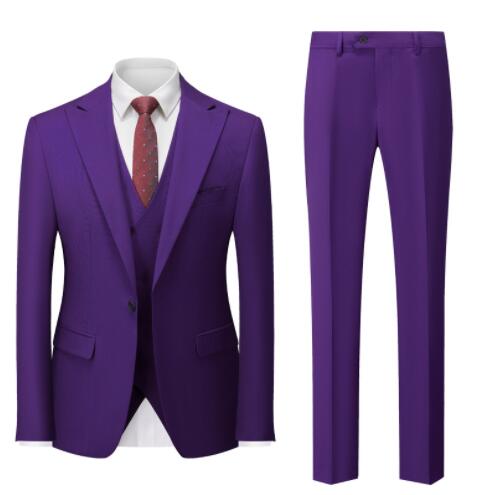 楽天市場】メンズ スーツ 3点セット カラフル14色 1ツ釦 ビジネス