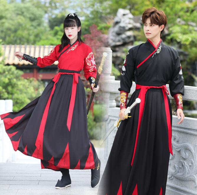 楽天市場】漢服 中華コスプレ衣装 華流 舞台 ステージ衣裳 男女兼用 黒