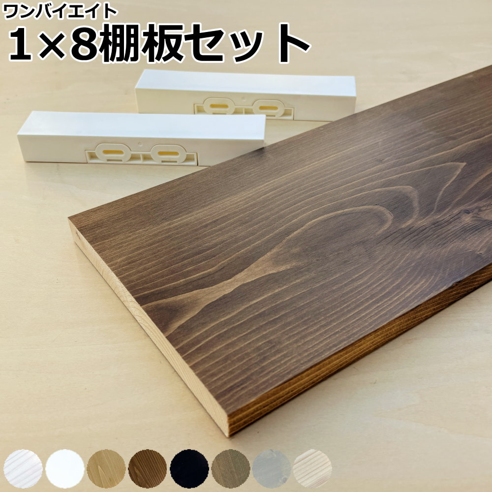 楽天市場】【全品対象200円OFFクーポン】1×8棚板セット S/M/L ワンバイ