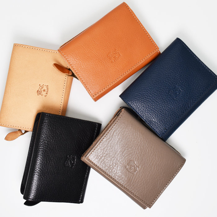 楽天市場】IL BISONTE イルビゾンテ 三つ折り財布 小銭入れ付き 全5色