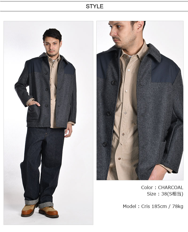 楽天市場】[期間SALE] Yarmo/ヤーモ Melton DONKEY COAT メルトン