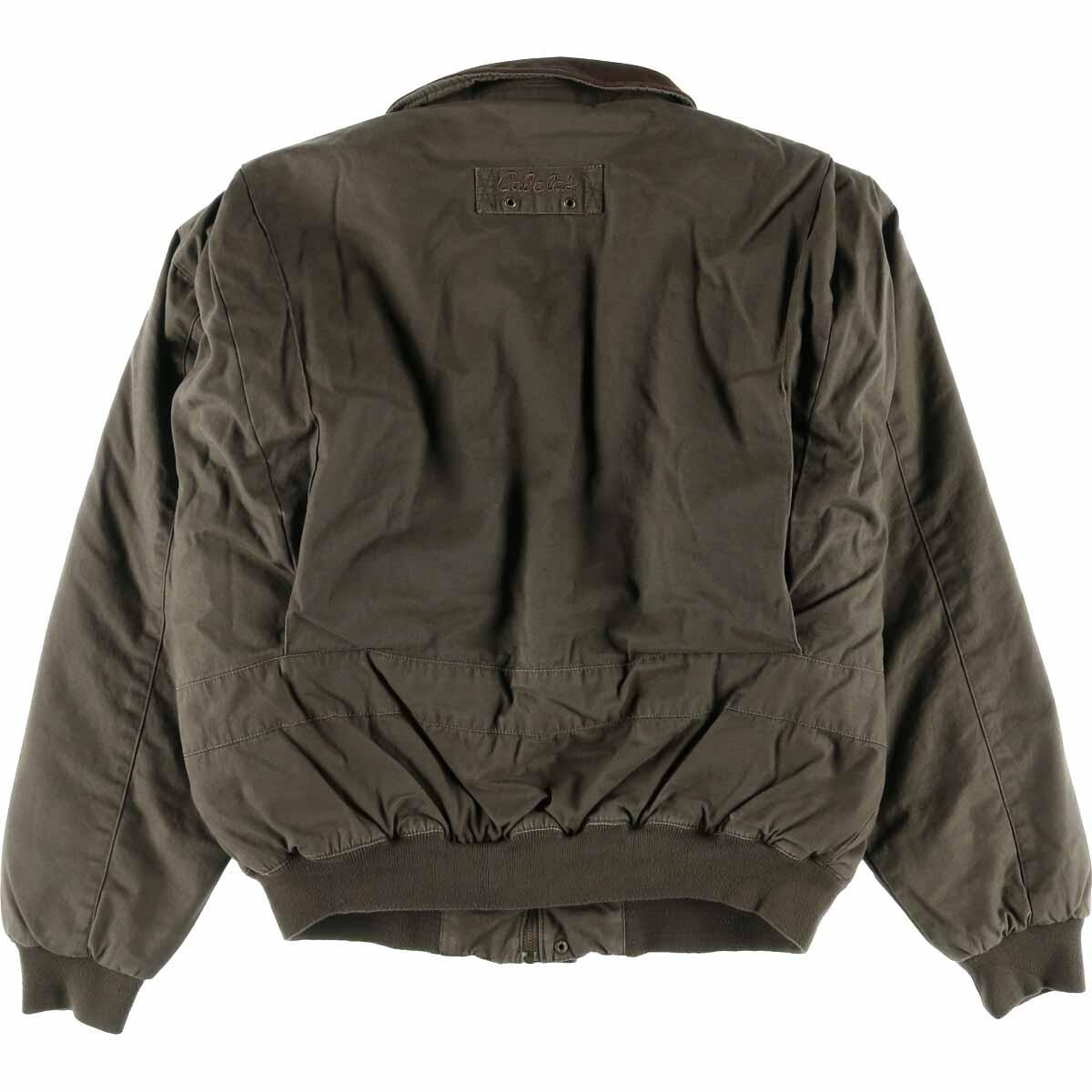 楽天市場】カベラス Cabelas レザー襟 中綿ジャケット メンズXL