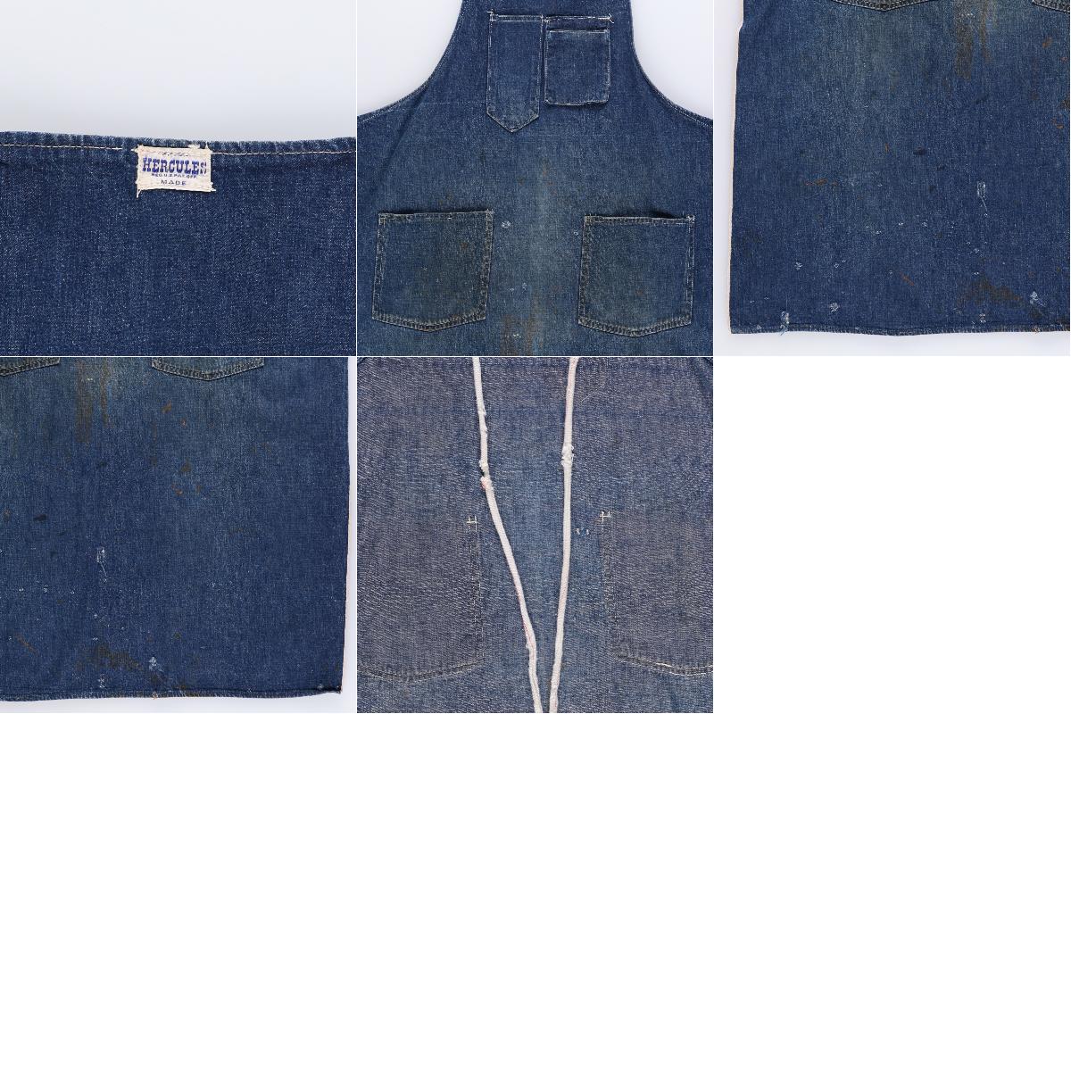 楽天市場】50年代 ヘラクレス Hercules 耳付き デニムワークエプロン