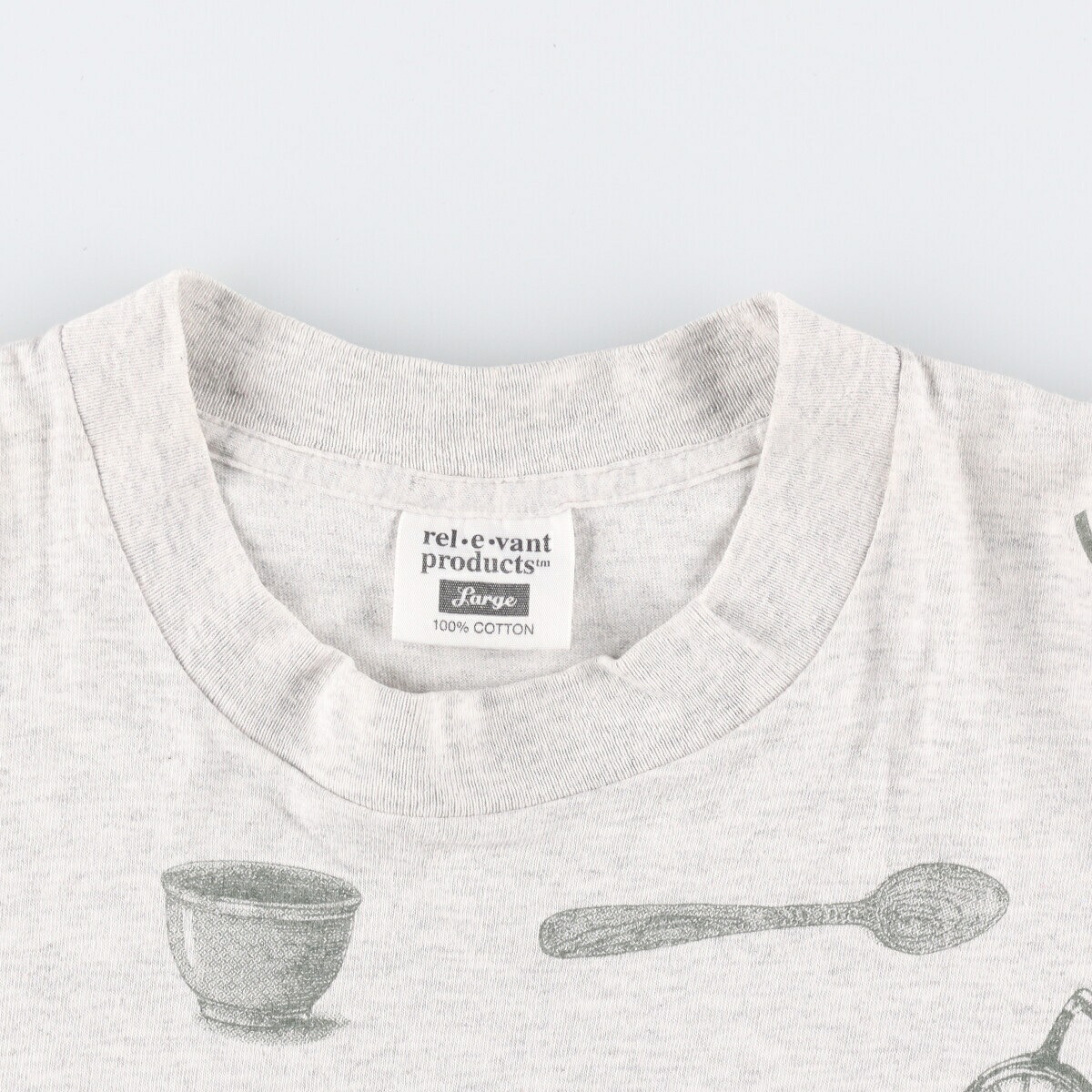 楽天市場】古着 90年代 rel e vant products 総柄 プリントTシャツ USA