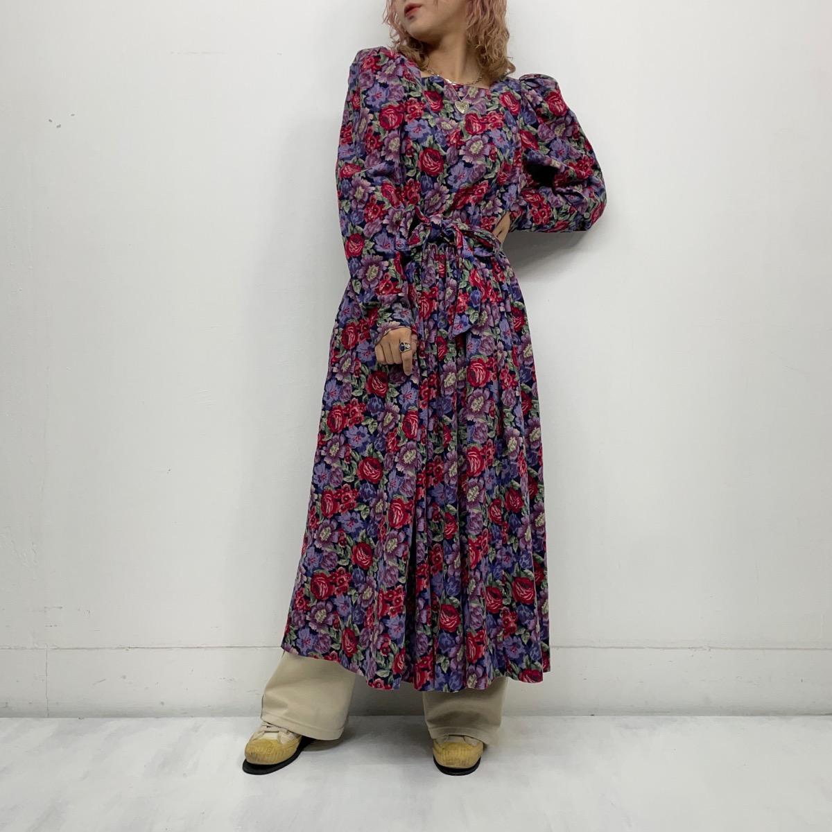 楽天市場】古着 ローラアシュレイ laura ashley 花柄 コーデュロイ