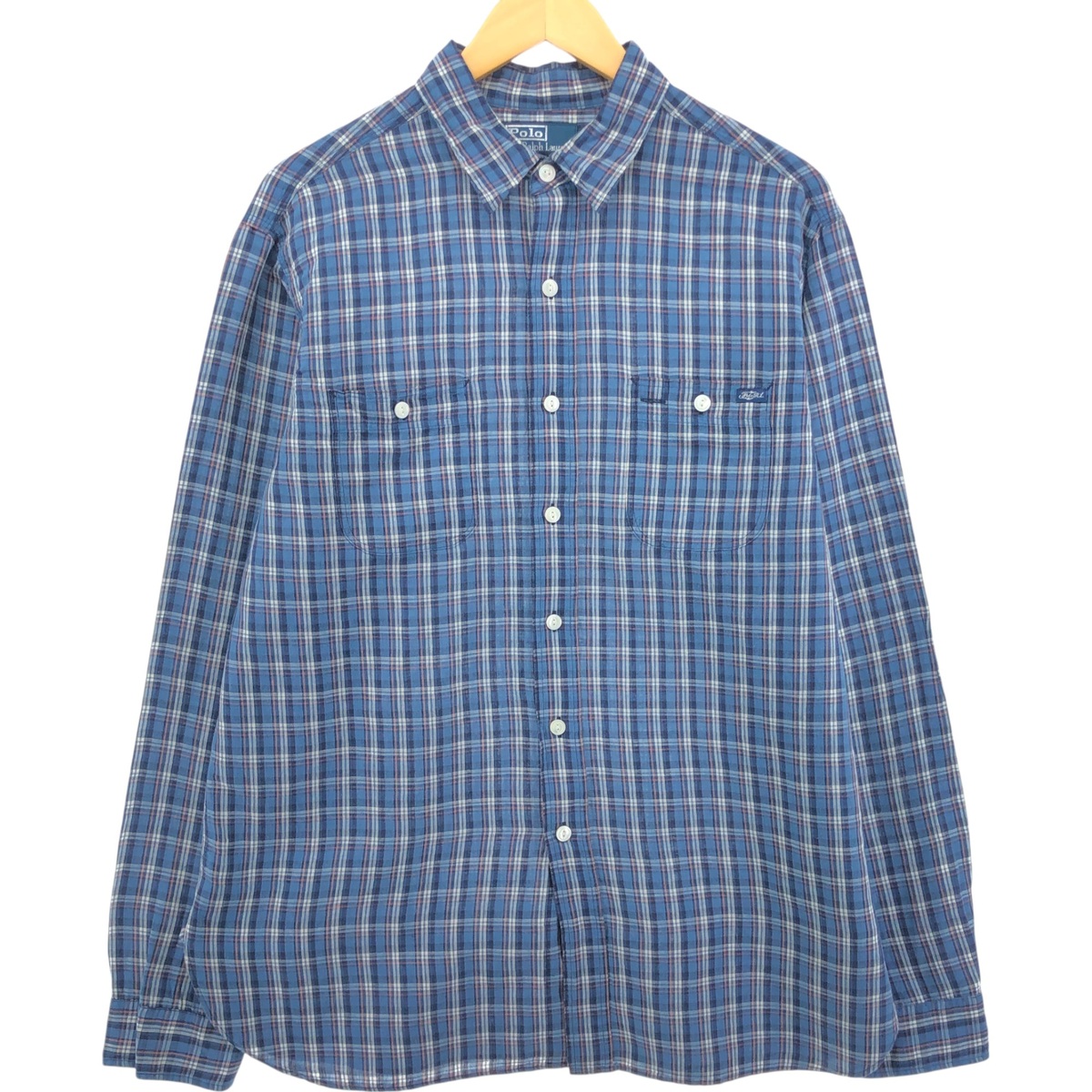 楽天市場】リネン シャツ（ブランドラルフローレン・柄チェック