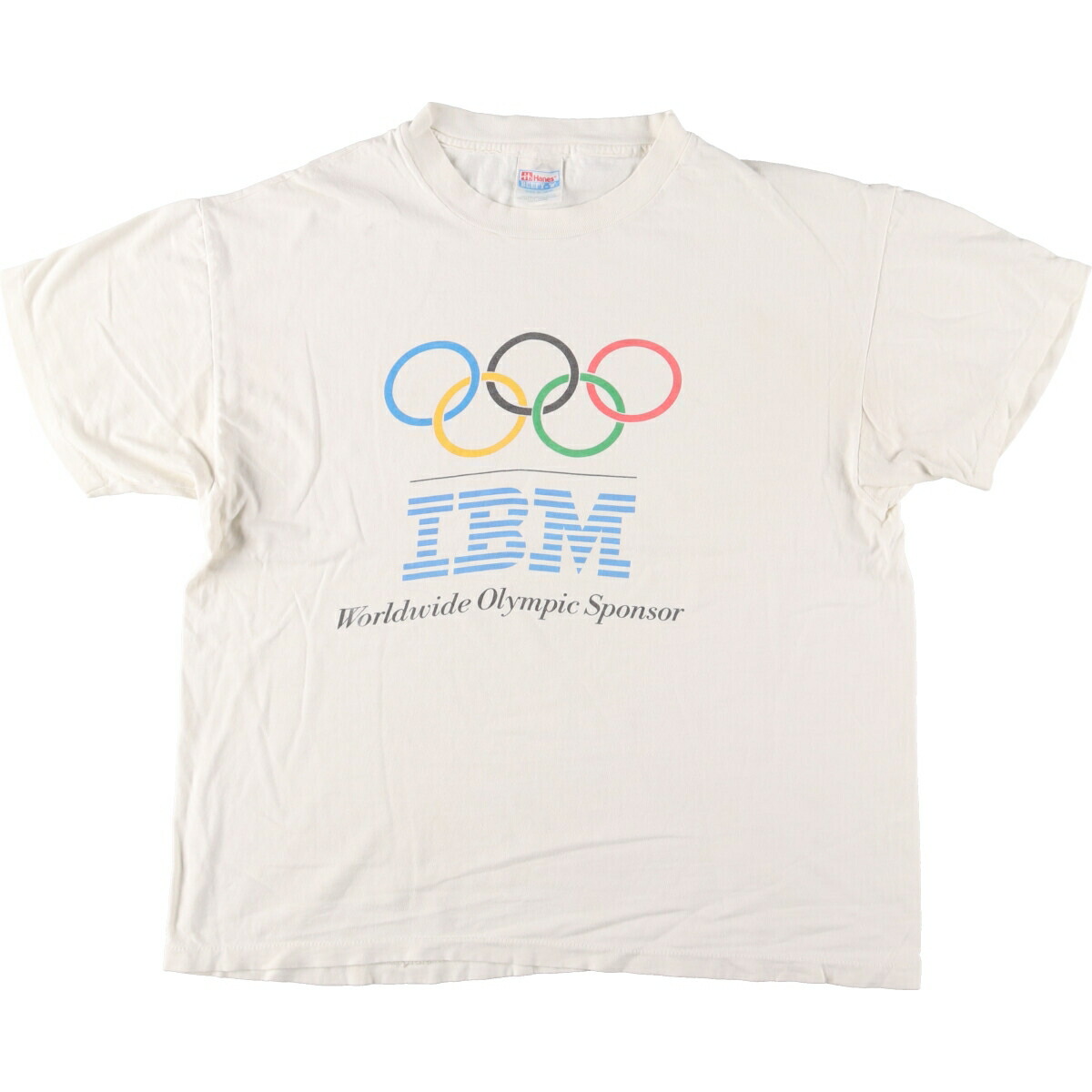 楽天市場】古着 90'S ヘインズ Hanes IBM オリンピック スポンサー