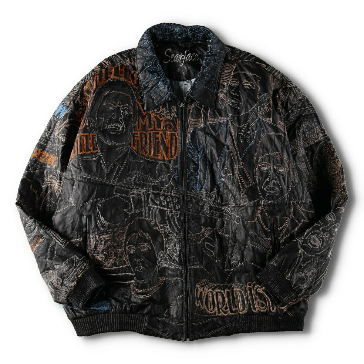 楽天市場】古着 ビッグサイズ 90~00'S スカーフェイス SCARFACE 総柄