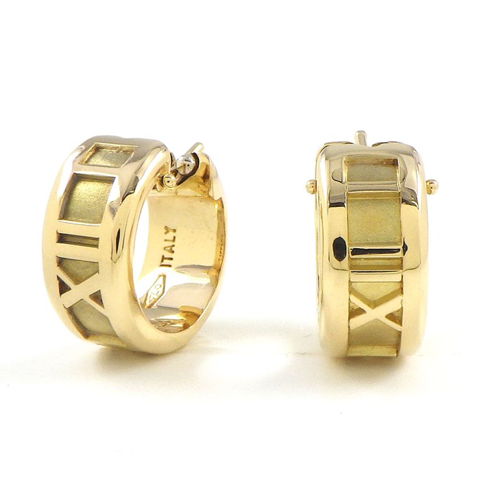 楽天市場】ティファニー Tiffany & Co. ピアス アトラス フープ K18YG