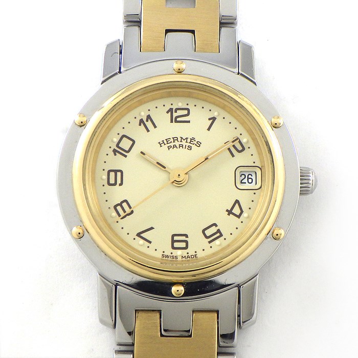 楽天市場】エルメス HERMES 腕時計 クリッパー CL4.220 デイト