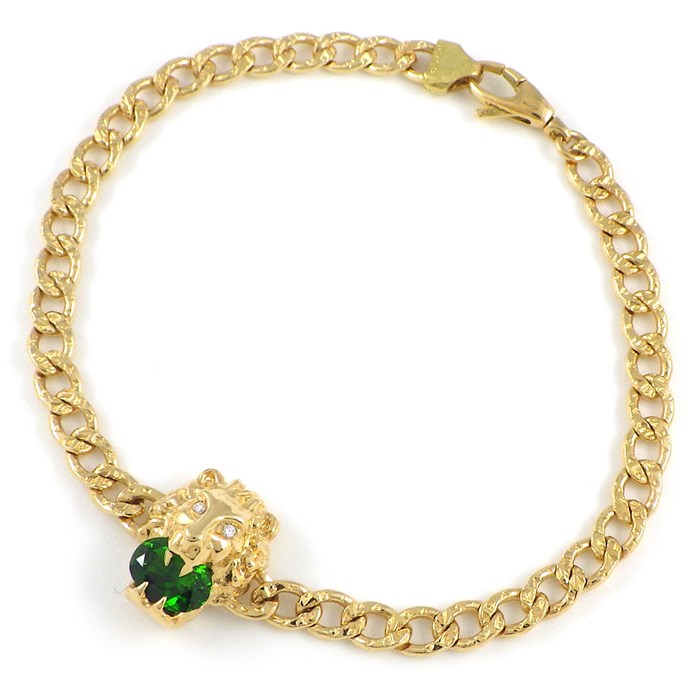 楽天市場】グッチ GUCCI ブレスレット ライオンヘッド 喜平チェーン 2