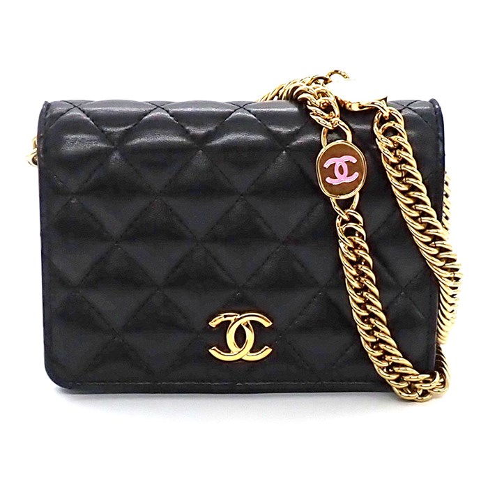 楽天市場】シャネル CHANEL ショルダーバッグ ブラック ラムスキン