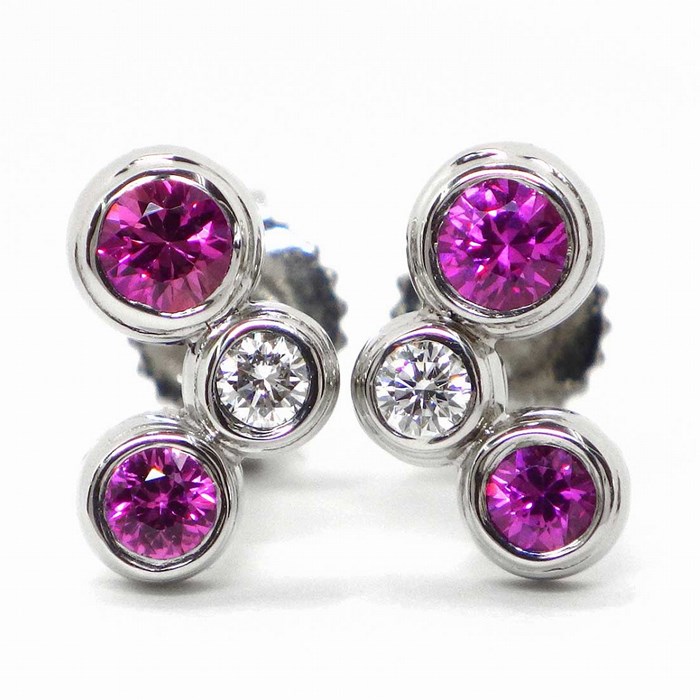 楽天市場】ティファニー Tiffany & Co. ピアス バブル PT950 ピンク