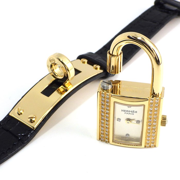 楽天市場】エルメス HERMES 腕時計 ケリーウォッチ ダイヤベゼル KE1