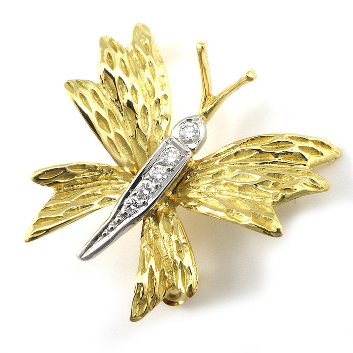 楽天市場】ティファニー Tiffany & Co. ブローチ バタフライモチーフ