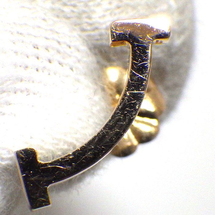 楽天市場】ティファニー Tiffany & Co. ピアス Tスマイル K18PG ※片方