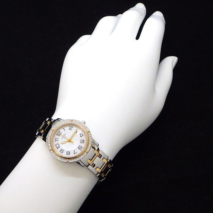 楽天市場】エルメス HERMES 腕時計 クリッパー CP1.322 カレンダー