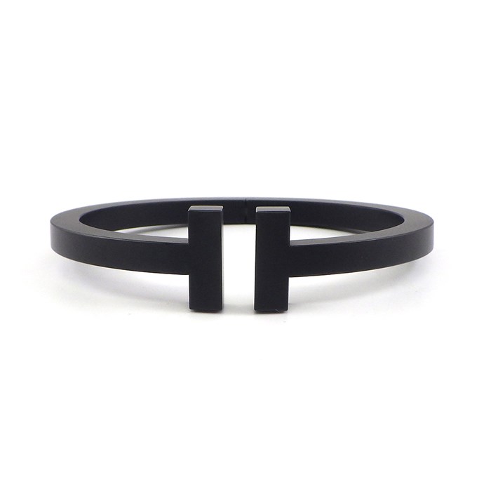 楽天市場】ティファニー Tiffany & Co. バングル Tスクエア 黒