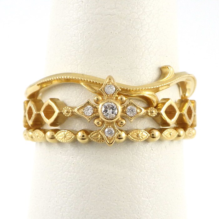 楽天市場】ローリーロドキン Loree Rodkin リング 3本組 3連 クロス