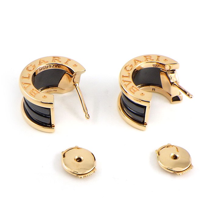 楽天市場】ブルガリ BVLGARI ピアス B-zero1 ビーゼロワン K18PG