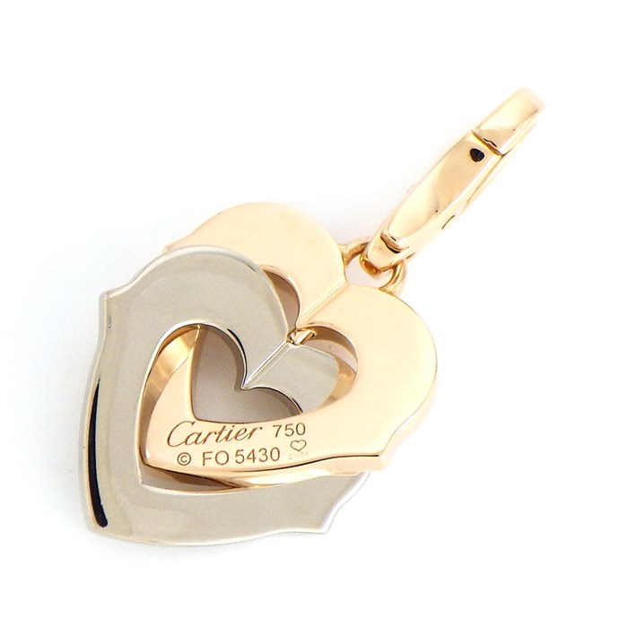 楽天市場】カルティエ Cartier チャーム ペンダントトップ ダブル