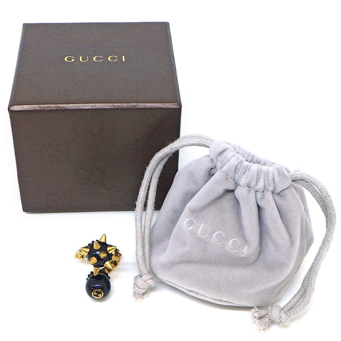 楽天市場】グッチ GUCCI リング ダブル ボール スパイク スタッズ GG