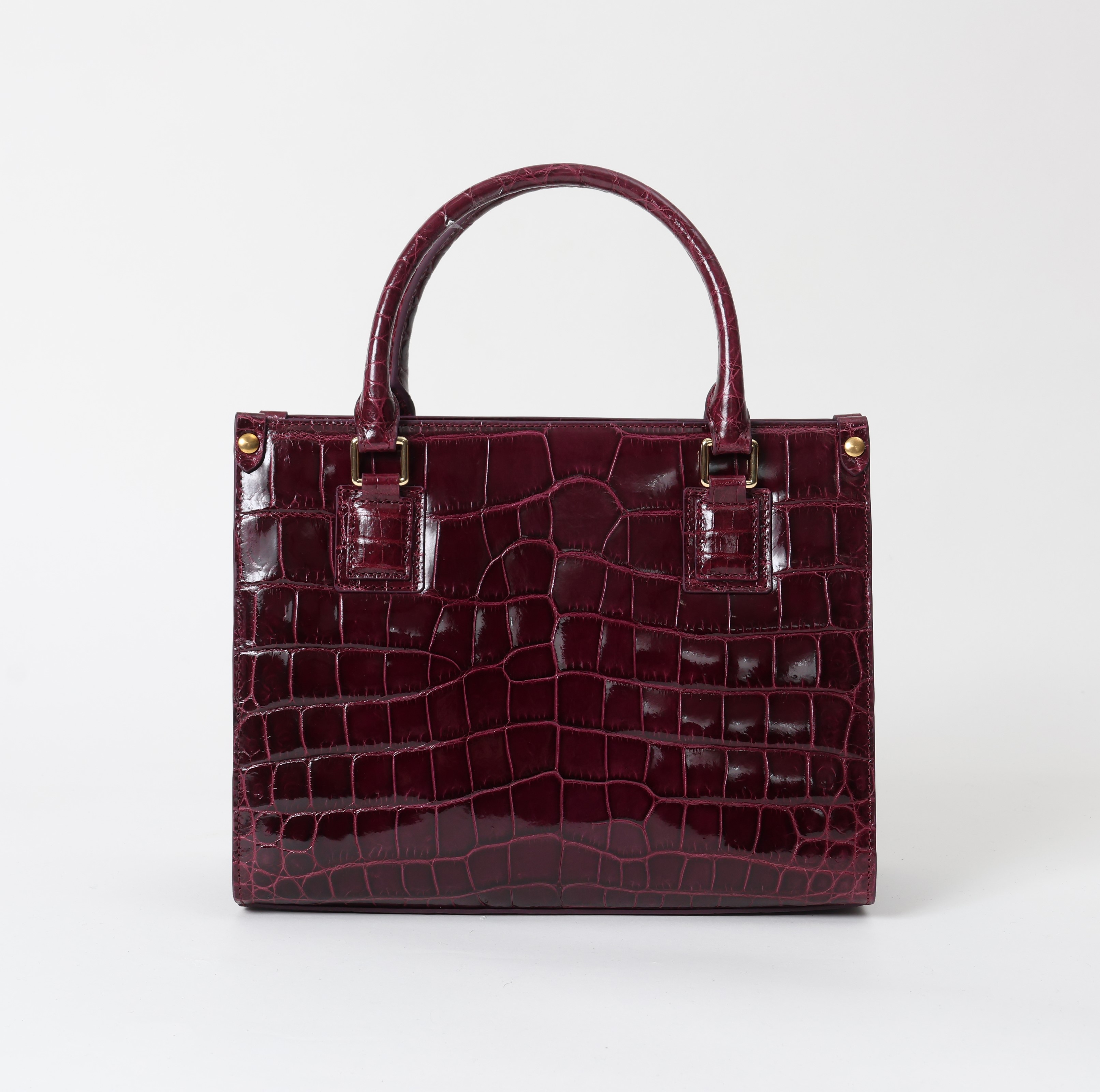 楽天市場】クロコダイル 本革 レディース ワインレッド バッグクロコ